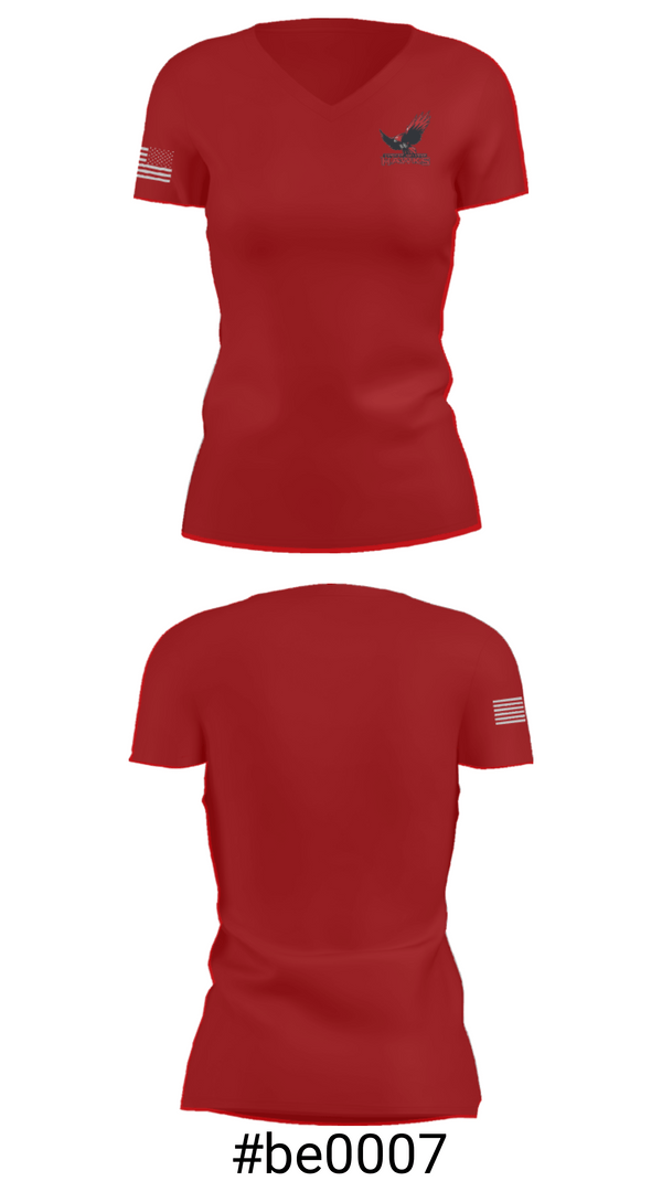 Women's Short Sleeve Vneck Shirt, Howard College, Spirit Store, Teamtime, Team time, sublimation, custom sports apparel, team uniforms, spirit wear, spiritwear, sports uniforms, custom shirts, team store, custom team store, fundraiser sports, apparel fundraiser