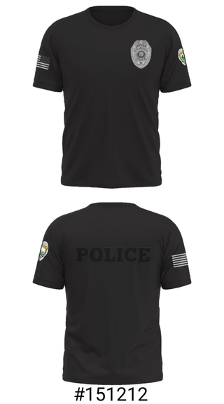 Short Sleeve Performance Shirt, , Police, Teamtime, Team time, sublimation, custom sports apparel, team uniforms, spirit wear, spiritwear, sports uniforms, custom shirts, team store, custom team store, fundraiser sports, apparel fundraiser