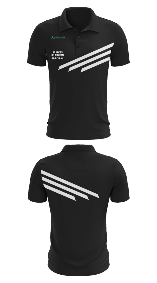 Short Sleeve Performance Polo, NEMOURS CHILDRENS HOSPITAL, , Teamtime, Team time, sublimation, custom sports apparel, team uniforms, spirit wear, spiritwear, sports uniforms, custom shirts, team store, custom team store, fundraiser sports, apparel fundraiser