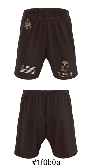 Athletic Shorts With Pockets, TRENCH WARRIORS, Football, Teamtime, Team time, sublimation, custom sports apparel, team uniforms, spirit wear, spiritwear, sports uniforms, custom shirts, team store, custom team store, fundraiser sports, apparel fundraiser