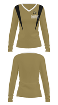 Blacksburg High School Basketball 21235320 Women's Long Sleeve V-neck Shirt - 29