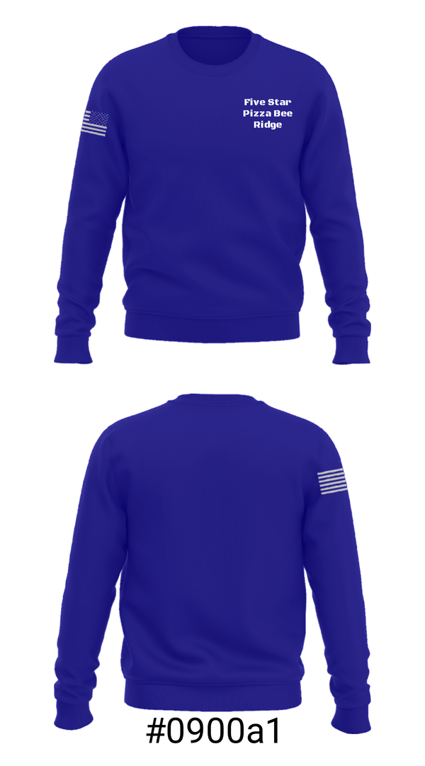 Crew Neck Sweatshirt, Five Star Pizza Bee Ridge, , Teamtime, Team time, sublimation, custom sports apparel, team uniforms, spirit wear, spiritwear, sports uniforms, custom shirts, team store, custom team store, fundraiser sports, apparel fundraiser