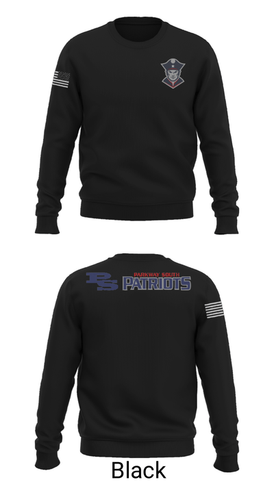 Parkway South High School Wrestling 78198292 Crew Neck Sweatshirt - 9