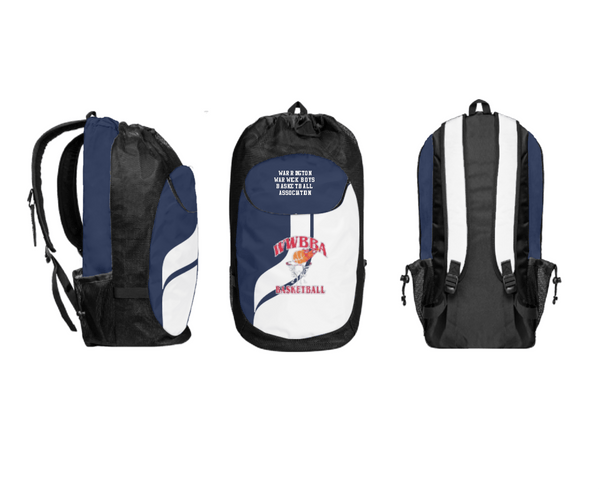 Gear Bag, Warrington Warwick Boys Basketball Association, Men's Basketball, Teamtime, Team time, sublimation, custom sports apparel, team uniforms, spirit wear, spiritwear, sports uniforms, custom shirts, team store, custom team store, fundraiser sports, apparel fundraiser