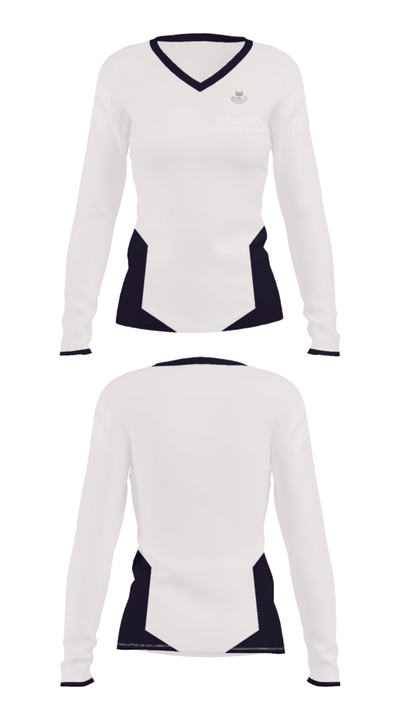 Guild fence company LLC 56569475 Women's Long Sleeve V-neck Shirt - 27