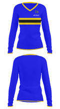 Rising Star High School Basketball 81336189 Women's Long Sleeve V-neck Shirt - 33