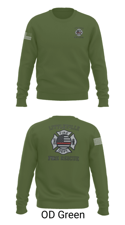 Littleville Fire & Rescue 55821755 Crew Neck Sweatshirt - 26