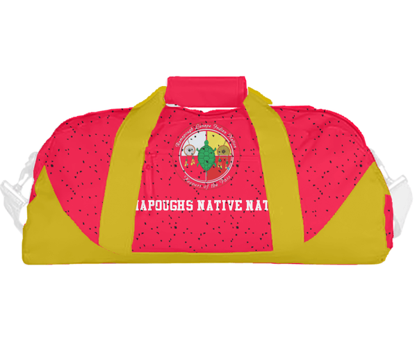 Duffle Bag, RAMAPOUGHS NATIVE NATION, Spirit Store, Teamtime, Team time, sublimation, custom sports apparel, team uniforms, spirit wear, spiritwear, sports uniforms, custom shirts, team store, custom team store, fundraiser sports, apparel fundraiser
