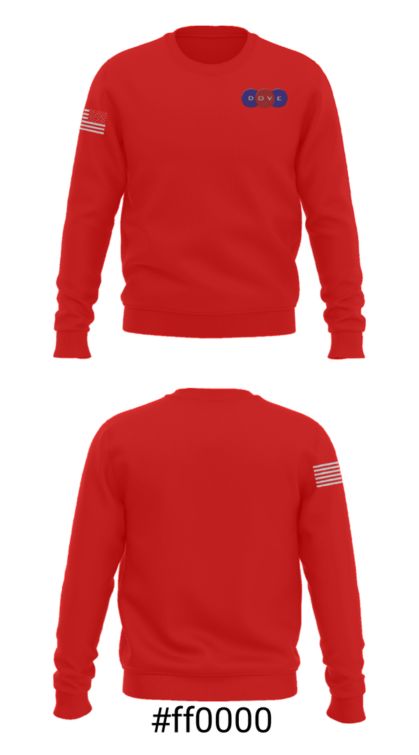 Crew Neck Sweatshirt, Dove Science Academy Middle School-OKC, Spirit Store, Teamtime, Team time, sublimation, custom sports apparel, team uniforms, spirit wear, spiritwear, sports uniforms, custom shirts, team store, custom team store, fundraiser sports, apparel fundraiser