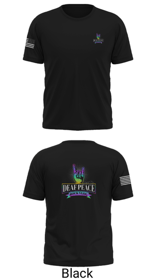 Short Sleeve Performance Shirt, DeafPeaceRockVlog, , Teamtime, Team time, sublimation, custom sports apparel, team uniforms, spirit wear, spiritwear, sports uniforms, custom shirts, team store, custom team store, fundraiser sports, apparel fundraiser