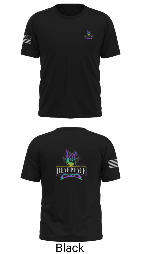 Short Sleeve Performance Shirt, DeafPeaceRockVlog, , Teamtime, Team time, sublimation, custom sports apparel, team uniforms, spirit wear, spiritwear, sports uniforms, custom shirts, team store, custom team store, fundraiser sports, apparel fundraiser