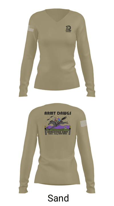ARMT 4-4 AB 48571947 Women's Long Sleeve V-neck Shirt - 47