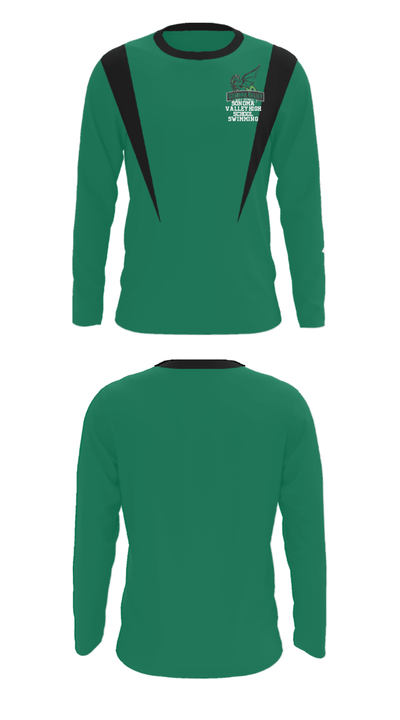 Sonoma Valley High School Swimming 39780566 Long Sleeve Performance Shirt - 29