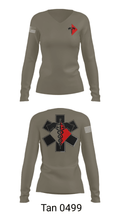 307th Medics 69478986 Women's Long Sleeve V-neck Shirt - 39