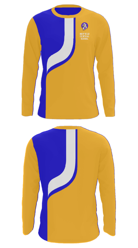 Long Sleeve Performance Shirt, Mayfield Central School, Spirit Store, Teamtime, Team time, sublimation, custom sports apparel, team uniforms, spirit wear, spiritwear, sports uniforms, custom shirts, team store, custom team store, fundraiser sports, apparel fundraiser
