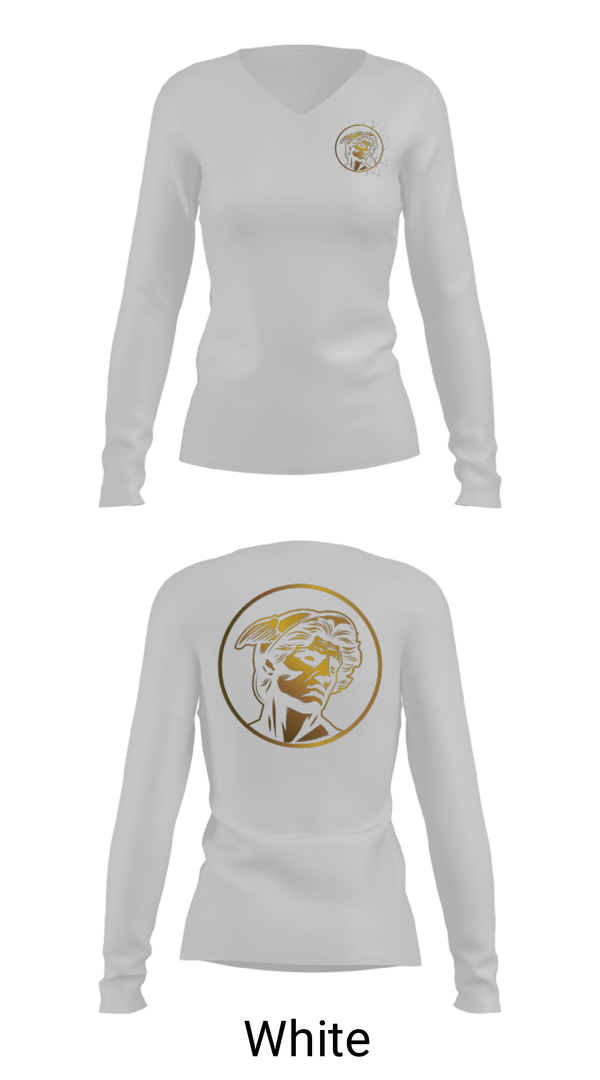 Women's Long Sleeve Vneck Shirt, Hermes Endurance, Cross Country, Teamtime, Team time, sublimation, custom sports apparel, team uniforms, spirit wear, spiritwear, sports uniforms, custom shirts, team store, custom team store, fundraiser sports, apparel fundraiser