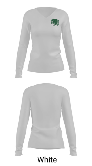 Women's Long Sleeve Vneck Shirt, Pennfield High School Bowling, Bowling, Teamtime, Team time, sublimation, custom sports apparel, team uniforms, spirit wear, spiritwear, sports uniforms, custom shirts, team store, custom team store, fundraiser sports, apparel fundraiser