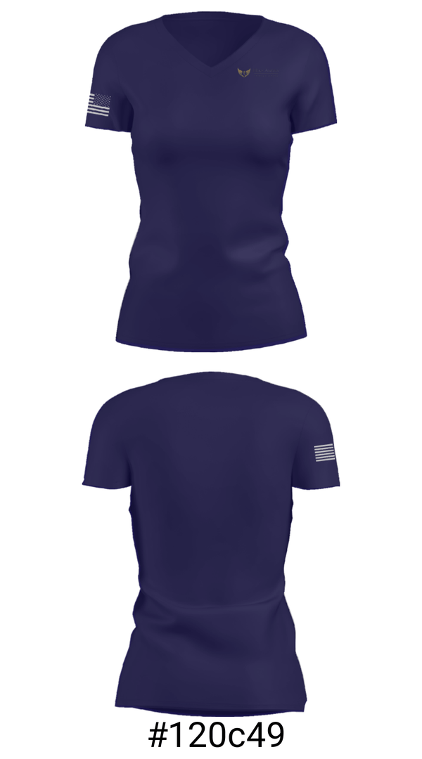 Women's Short Sleeve Vneck Shirt, Holy Angels Catholic School, Spirit Store, Teamtime, Team time, sublimation, custom sports apparel, team uniforms, spirit wear, spiritwear, sports uniforms, custom shirts, team store, custom team store, fundraiser sports, apparel fundraiser