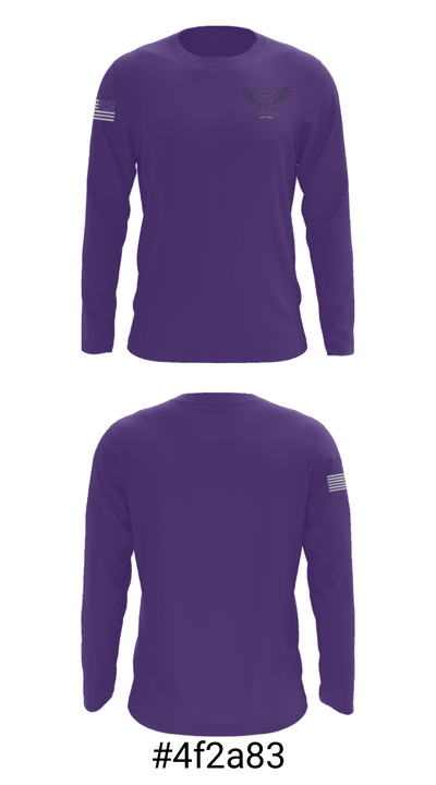 Seymour High School Gymnastics 81497358 Long Sleeve Performance Shirt - 18
