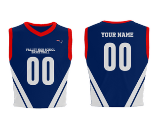 Mens Basketball Jersey, Valley High School Basketball, Women's Basketball, Teamtime, Team time, sublimation, custom sports apparel, team uniforms, spirit wear, spiritwear, sports uniforms, custom shirts, team store, custom team store, fundraiser sports, apparel fundraiser