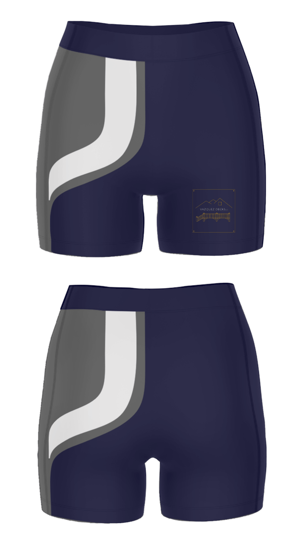 Women's Compression Shorts, Vazquez Decks LLC, , Teamtime, Team time, sublimation, custom sports apparel, team uniforms, spirit wear, spiritwear, sports uniforms, custom shirts, team store, custom team store, fundraiser sports, apparel fundraiser