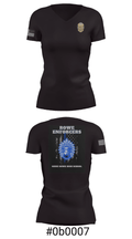Rowe Enforcers 68406360 Women's Short Sleeve V-neck Shirt - 4