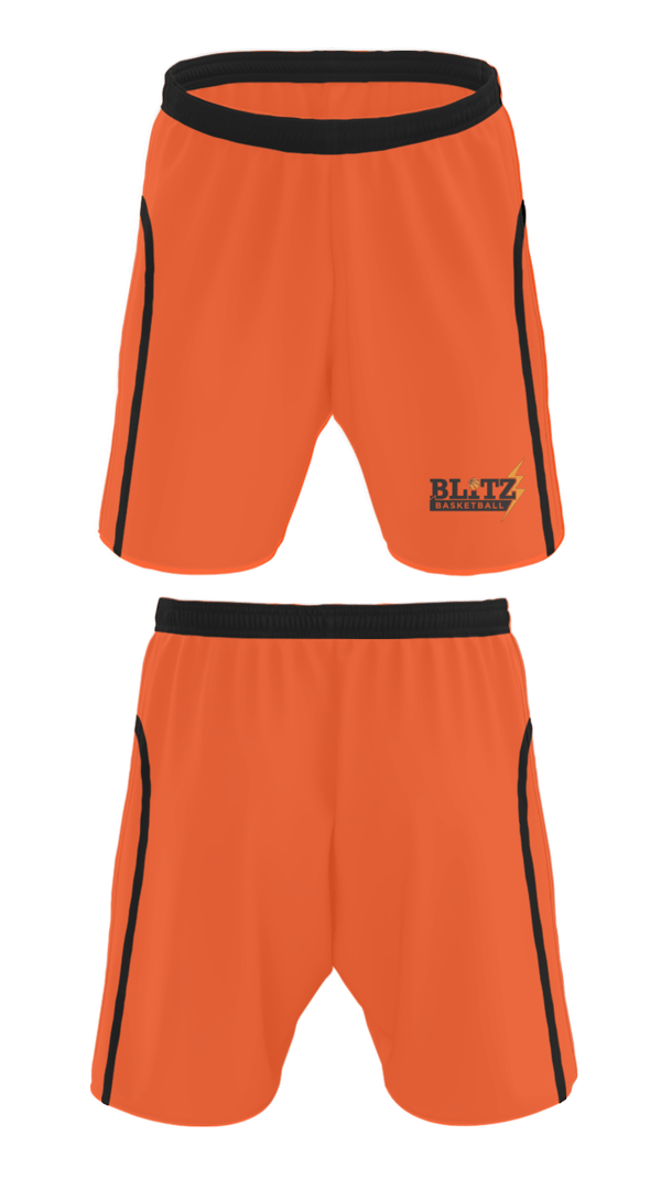 Athletic Shorts With Pockets, Blitz Basketball, Men's Basketball, Teamtime, Team time, sublimation, custom sports apparel, team uniforms, spirit wear, spiritwear, sports uniforms, custom shirts, team store, custom team store, fundraiser sports, apparel fundraiser