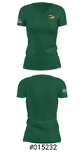 Archbishop Wood Catholic High School Bowling 68750903 Women's Short Sleeve V-neck Shirt - 21