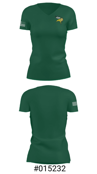 Women's Short Sleeve Vneck Shirt, Archbishop Wood Catholic High School Bowling, Bowling, Teamtime, Team time, sublimation, custom sports apparel, team uniforms, spirit wear, spiritwear, sports uniforms, custom shirts, team store, custom team store, fundraiser sports, apparel fundraiser