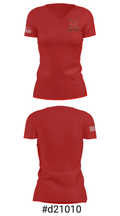 Maryland United Basketball 91556889 Women's Short Sleeve V-neck Shirt - 21