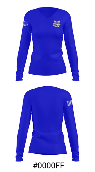 Women's Long Sleeve Vneck Shirt, Meridian High School Swimming, Swimming, Teamtime, Team time, sublimation, custom sports apparel, team uniforms, spirit wear, spiritwear, sports uniforms, custom shirts, team store, custom team store, fundraiser sports, apparel fundraiser