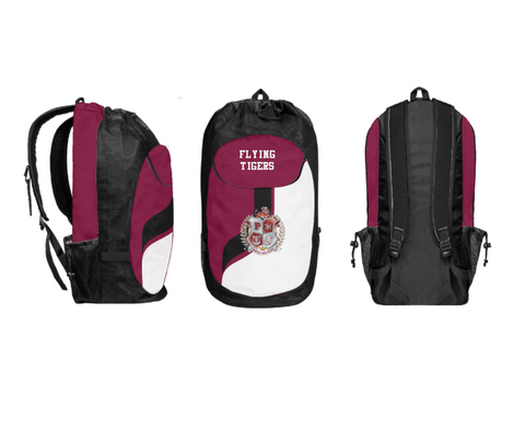Gear Bag, FLYING TIGERS, Cycling, Teamtime, Team time, sublimation, custom sports apparel, team uniforms, spirit wear, spiritwear, sports uniforms, custom shirts, team store, custom team store, fundraiser sports, apparel fundraiser
