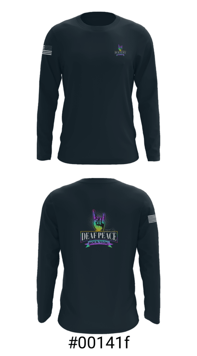 DeafPeaceRockVlog 14153246 Long Sleeve Performance Shirt - 18