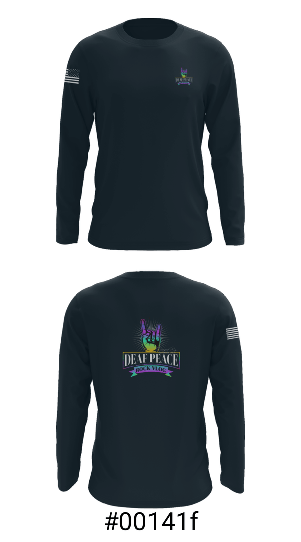 Long Sleeve Performance Shirt, DeafPeaceRockVlog, , Teamtime, Team time, sublimation, custom sports apparel, team uniforms, spirit wear, spiritwear, sports uniforms, custom shirts, team store, custom team store, fundraiser sports, apparel fundraiser