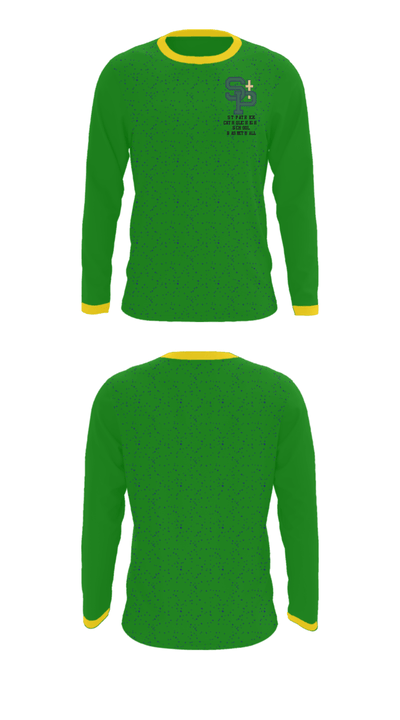 St Patrick Catholic High School Basketball 45247632 Long Sleeve Performance Shirt - 35