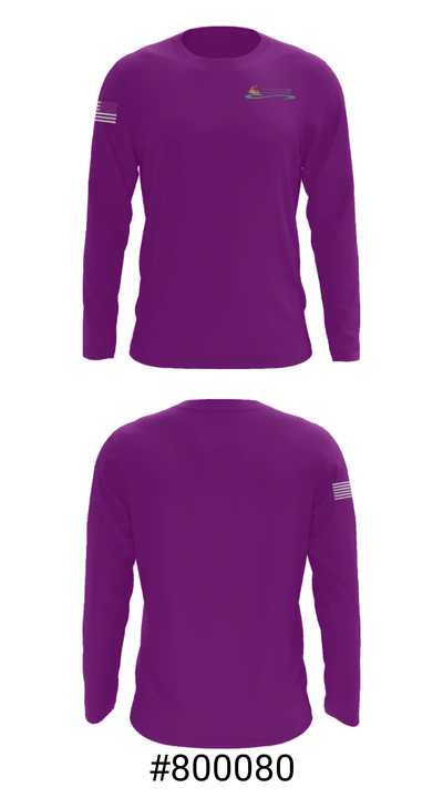 Pioneer Springs Community School 47439501 Long Sleeve Performance Shirt - 18