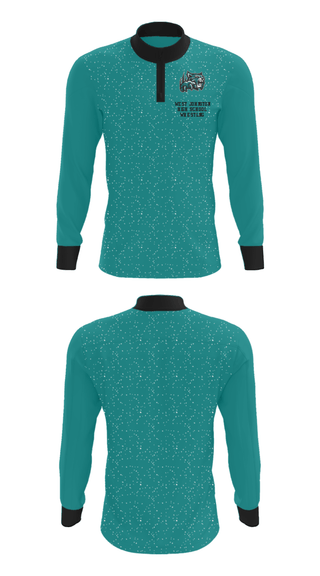 Quarter Zip Jacket, West Johnston High School Wrestling, Wrestling, Teamtime, Team time, sublimation, custom sports apparel, team uniforms, spirit wear, spiritwear, sports uniforms, custom shirts, team store, custom team store, fundraiser sports, apparel fundraiser