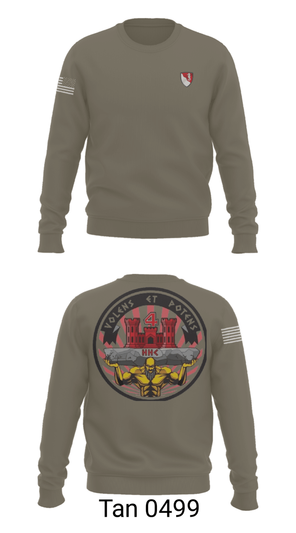 Crew Neck Sweatshirt, , Army, Teamtime, Team time, sublimation, custom sports apparel, team uniforms, spirit wear, spiritwear, sports uniforms, custom shirts, team store, custom team store, fundraiser sports, apparel fundraiser
