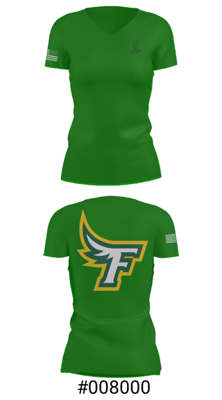Women's Short Sleeve Vneck Shirt, Akron Firestone High School Wresling, Wrestling, Teamtime, Team time, sublimation, custom sports apparel, team uniforms, spirit wear, spiritwear, sports uniforms, custom shirts, team store, custom team store, fundraiser sports, apparel fundraiser