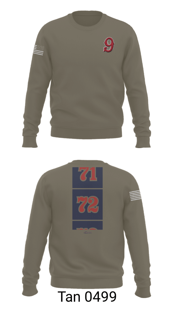 Crew Neck Sweatshirt, Vacaville fire, Fire Department, Teamtime, Team time, sublimation, custom sports apparel, team uniforms, spirit wear, spiritwear, sports uniforms, custom shirts, team store, custom team store, fundraiser sports, apparel fundraiser