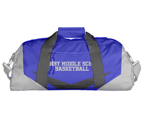 Duffle Bag, Hanby Middle School Basketball, Women's Basketball, Teamtime, Team time, sublimation, custom sports apparel, team uniforms, spirit wear, spiritwear, sports uniforms, custom shirts, team store, custom team store, fundraiser sports, apparel fundraiser