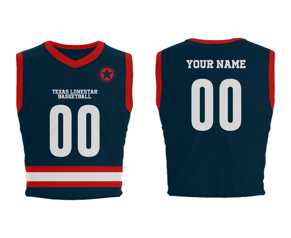 Mens Basketball Jersey, Texas LoneStar Basketball, Women's Basketball, Teamtime, Team time, sublimation, custom sports apparel, team uniforms, spirit wear, spiritwear, sports uniforms, custom shirts, team store, custom team store, fundraiser sports, apparel fundraiser