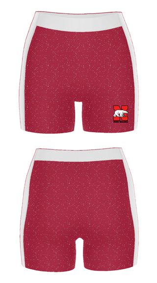Women's Compression Shorts, Northridge High School, Spirit Store, Teamtime, Team time, sublimation, custom sports apparel, team uniforms, spirit wear, spiritwear, sports uniforms, custom shirts, team store, custom team store, fundraiser sports, apparel fundraiser