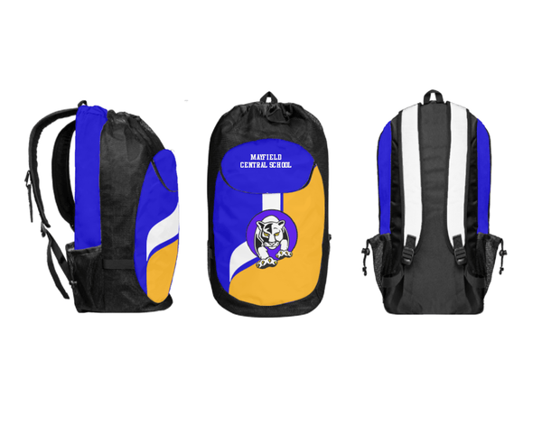 Gear Bag, Mayfield Central School, Spirit Store, Teamtime, Team time, sublimation, custom sports apparel, team uniforms, spirit wear, spiritwear, sports uniforms, custom shirts, team store, custom team store, fundraiser sports, apparel fundraiser