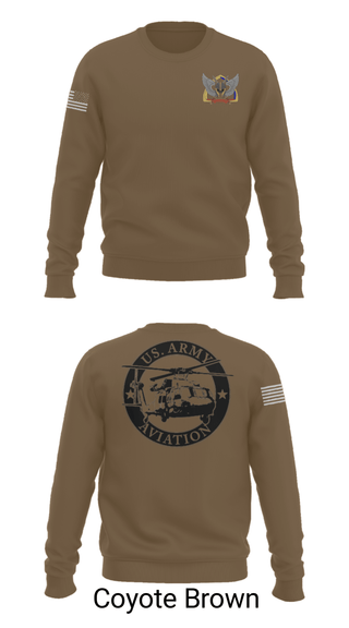 Crew Neck Sweatshirt, A Co 1-13 AVN REGT, Army, Teamtime, Team time, sublimation, custom sports apparel, team uniforms, spirit wear, spiritwear, sports uniforms, custom shirts, team store, custom team store, fundraiser sports, apparel fundraiser