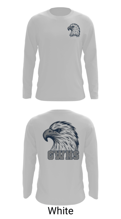 George Washington High School Basketball 90208926 Long Sleeve Performance Shirt - 4