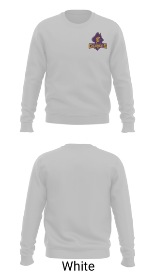 Crew Neck Sweatshirt, Clay High School Swimming, Swimming, Teamtime, Team time, sublimation, custom sports apparel, team uniforms, spirit wear, spiritwear, sports uniforms, custom shirts, team store, custom team store, fundraiser sports, apparel fundraiser