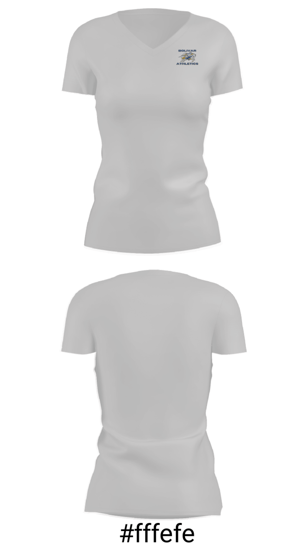 Women's Short Sleeve Vneck Shirt, Bolivar Middle School Basketball, Men's Basketball, Teamtime, Team time, sublimation, custom sports apparel, team uniforms, spirit wear, spiritwear, sports uniforms, custom shirts, team store, custom team store, fundraiser sports, apparel fundraiser