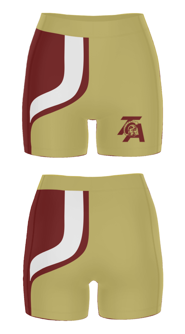 Women's Compression Shorts, Thornton Academy, Spirit Store, Teamtime, Team time, sublimation, custom sports apparel, team uniforms, spirit wear, spiritwear, sports uniforms, custom shirts, team store, custom team store, fundraiser sports, apparel fundraiser