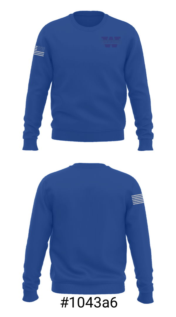 Crew Neck Sweatshirt, Woodstock High School Swimming, Swimming, Teamtime, Team time, sublimation, custom sports apparel, team uniforms, spirit wear, spiritwear, sports uniforms, custom shirts, team store, custom team store, fundraiser sports, apparel fundraiser